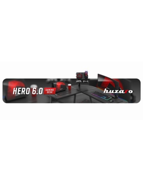 Biurko gamingowe Huzaro Hero 6.0 Black RGB