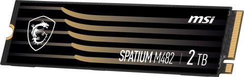 Dysk SSD MSI SPATIUM M482 2TB PCIe 4.0 NVMe M.2 2280