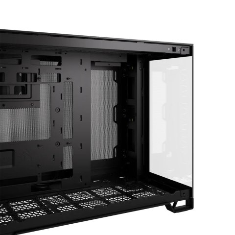 2500X Tempered Glass mATX Mid-Tower, Black