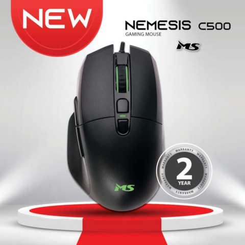 MYSZ GAMINGOWA MS NEMESIS C500 8000DPI 7PRZYCISKÓW