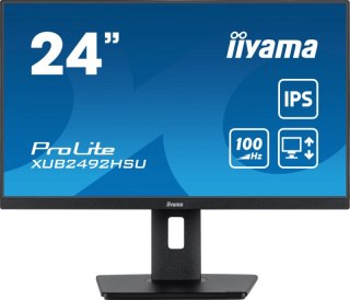 Monitor IIYAMA XUB2492HSU-B6 (23.8" /IPS /100Hz /1920 x 1080 /Czarny)