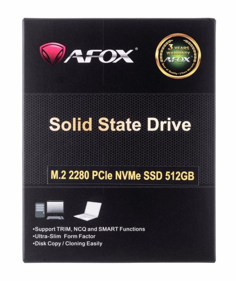 AFOX ME300 SSD M.2 PCI-Ex4 512GB TLC 2.5 GB/s NVMe