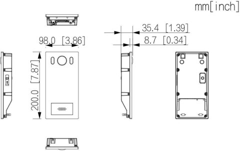 Panel bramowy DAHUA VTO6222E-P