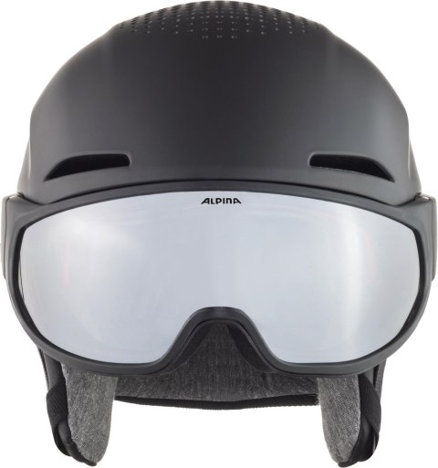 Kask narciarski ALPINA ALTO V BLACK MATT 59-63