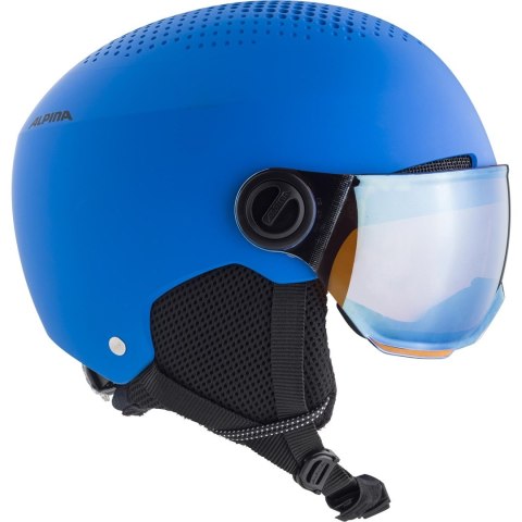 Kask narciarski ALPINA ZUPO VISOR Q-LITE BLUE 51-55