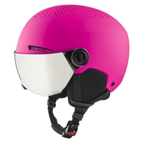 Kask zimowy ALPINA ZUPO VISOR Q-Lite pink matt 51-55