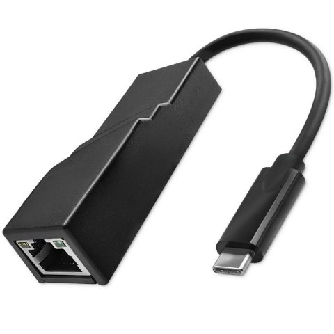 Adapter USB typ C męski/ RJ-45 żeński | 20cm