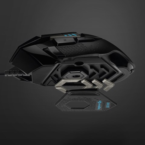 Mysz Logitech G502 Hero 910-005470 (optyczna; 16000 DPI; kolor czarny)