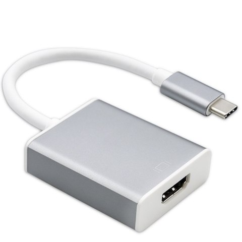 Qoltec Adapter USB 3.1 Typ C męski | HDMI A żeński