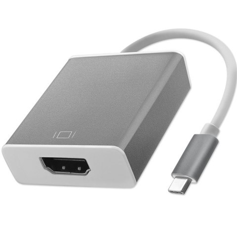 Qoltec Adapter USB 3.1 Typ C męski | HDMI A żeński