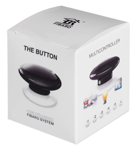 FIBARO Przycisk The Button FGPB-101-2 ZW5 (Bluetooth, Z-Wave; kolor czarny)