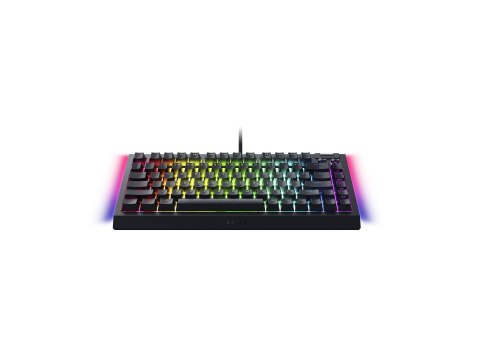 Razer | Czarna Wdowa V4 75% | Mechaniczna klawiatura do gier | Przewodowe | Stany Zjednoczone | Czarny