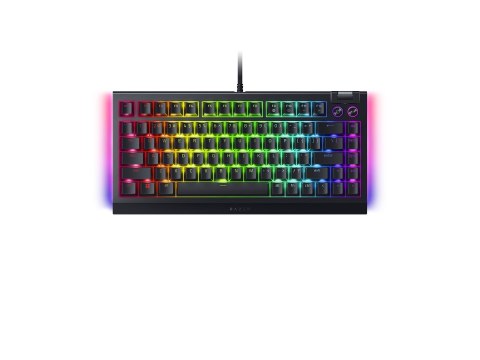 Razer | Czarna Wdowa V4 75% | Mechaniczna klawiatura do gier | Przewodowe | Stany Zjednoczone | Czarny