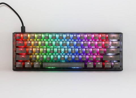 Ducky One 3 Aura Mini klawiatura Gaming USB QWERTY Amerykański międzynarodowy Czarny