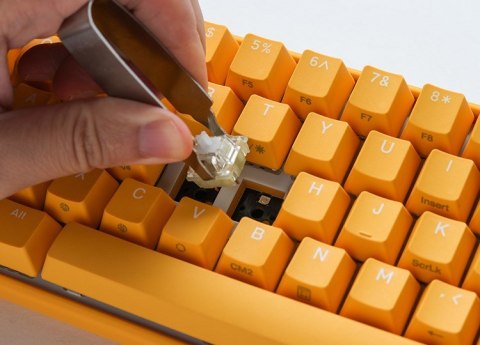 Ducky One 3 Yellow SF klawiatura Gaming USB US English Żółty