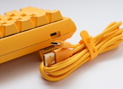 Ducky One 3 Yellow SF klawiatura Gaming USB US English Żółty