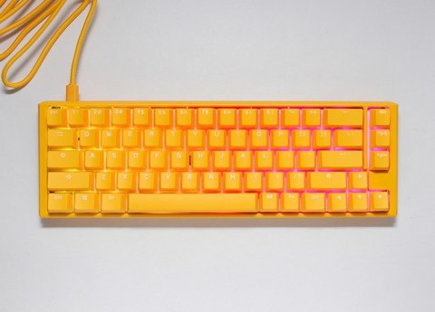 Ducky One 3 Yellow SF klawiatura Gaming USB US English Żółty