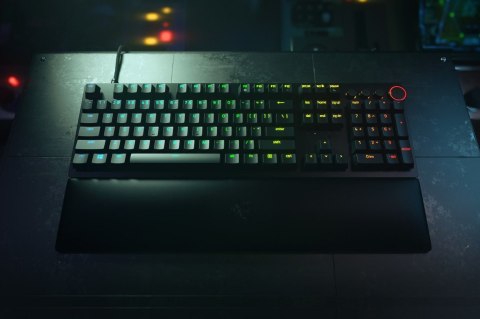 Razer Huntsman V2 klawiatura Gaming USB QWERTZ Niemiecki Czarny