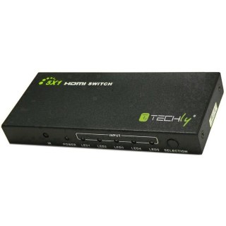 5-Portowy Przełącznik HDMI 5x1 4K*30Hz Pilot Techly