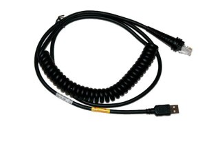 Cable: USB, black, Type A, 3m (9.8´), coiled, 5V host power