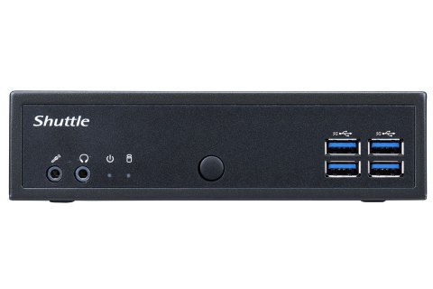 Shuttle DL30N komputer typu barebone Wielkość PC 1.35L Czarny N100