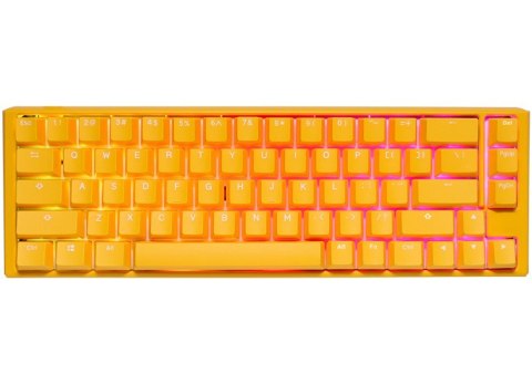 Ducky One 3 Yellow SF klawiatura Gaming USB US English Żółty