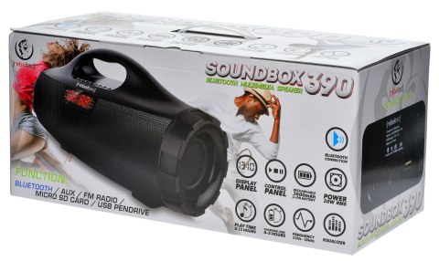 Rebeltec SoundBox 390 Przenośny głośnik Bluetooth stereo czarny, 20W RMS