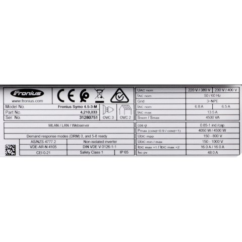 Falownik Fronius Symo 4.5-3-M