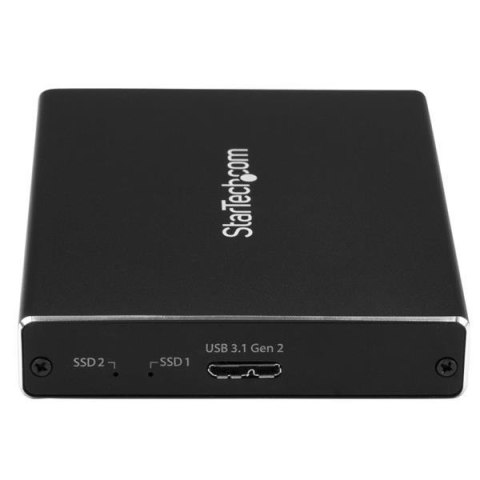 StarTech.com SM22BU31C3R obudowa do dysków twardych Obudowa SSD Czarny M.2