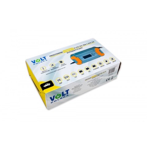 VOLT PROSTOWNIK AKUMULATOROWY VOLT POLSKA Z LCD 12V 10A / 24V 5A COMPACT