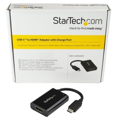 StarTech.com CDP2HDUCP zewnętrzna karta graficzna usb 3840 x 2160 px Czarny