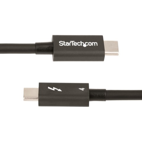 StarTech.com TBLT4MM1M kabel Thunderbolt 1 m 40 Gbit/s Czarny