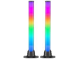 Tracer SET OF LAMPS SMART DESK RGB TUYA APP Inteligentna lampa stołowa Bluetooth Czarny