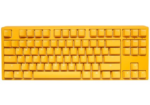 Ducky One 3 TKL klawiatura Gaming USB QWERTY Angielski Żółty