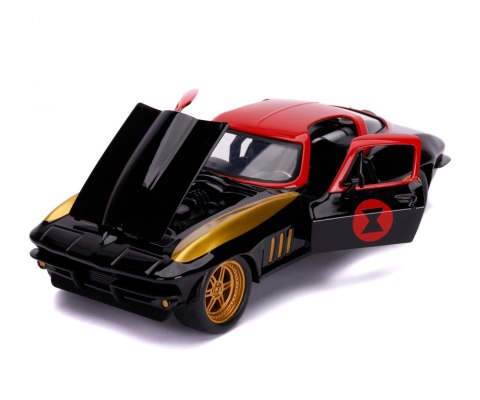 Auto Marvel Black Widow Chevy 1966 1:24 Dickie