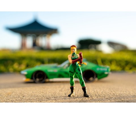 Auto Street Fighter 1969 Chevrolet z figurką Cammy 1:24 Simba JADA