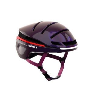 Livall EVO21 Smart Kask Rowerowy LED/SOS 58-62cm Fioletowy