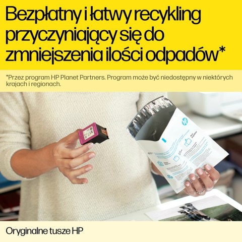 HP 62 oryginalny wkład atramentowy czarny