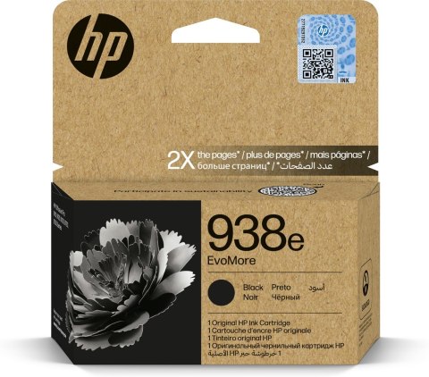 HP Oryginalny wkład z czarnym atramentem 938e EvoMore