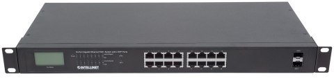 INTELLINET SWITCH GIGABIT 16X RJ45, POE+, 2X SFP,