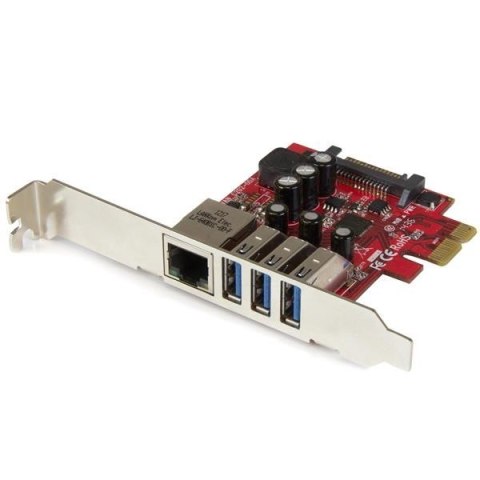 3 PORT PCIE USB 3.0 CARD + GBE/.