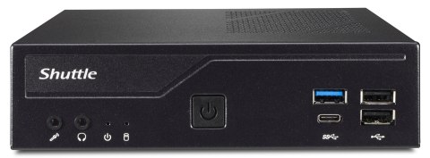 Komputer barebone Shuttle DH610 S1700 H610 BLACK 120W/GLN HDMI DISPLAY-PORT COM-PORT