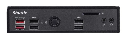 Shuttle DS20U3V2 komputer typu barebone Wielkość PC 1.3L Czarny i3-10110U Intel SoC 2,1 GHz