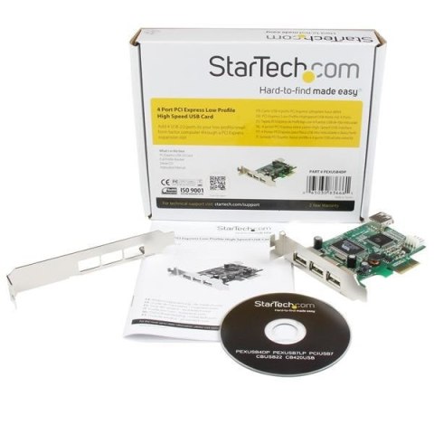 StarTech.com PEXUSB4DP adapter Wewnętrzny USB 2.0