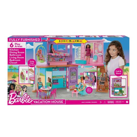 Barbie wakacyjny domek umeblowany HCD50 /1