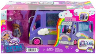 PROMO Barbie Extra Minibus koncertowy + Lalka Mini Minis HKF84 MATTEL