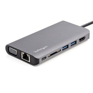 StarTech.com DKT30CHVAUSP stacja dokująca Przewodowa USB 3.2 Gen 1 (3.1 Gen 1) Type-C Czarny, Szary