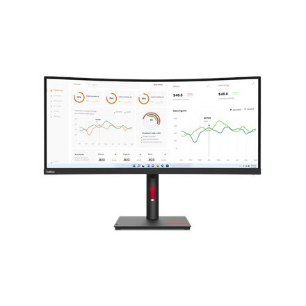 Lenovo ThinkVision T34w-30 LED display 86,4 cm (34") 3440 x 1440 px Wide Quad HD Czarny