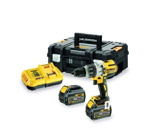 DEWALT WIERTARKO-WKRĘTARKA UDAROWA 18V 95/66Nm 3-BIEGI 2 x 6,0Ah WALIZKA TSTAK DCD996T2