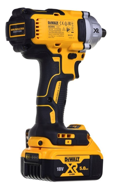 Zestaw combo DeWalt DCK2077P2T-QW Aku18V Wiertarko-wkrętarka DCD791 + Klucz udarowy DCF894 + 2 walizki systemowe TSTAK + 2 akumu